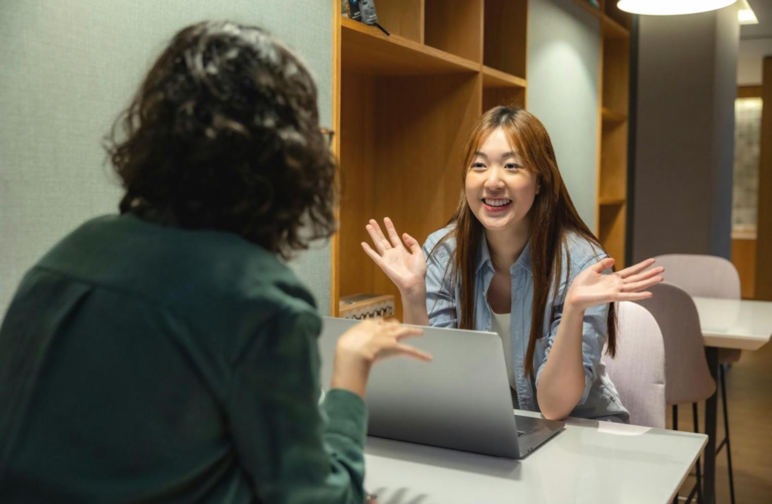 Students participating in interactive banking simulation workshop at carnovialen training facility